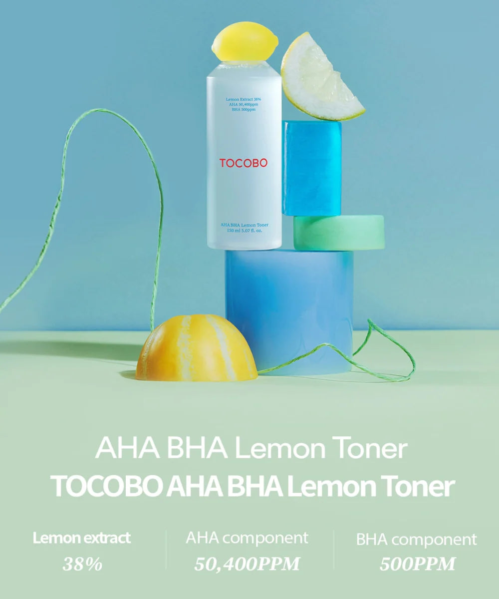AHA BHA Lemon Toner TOCOBO, 150 ml