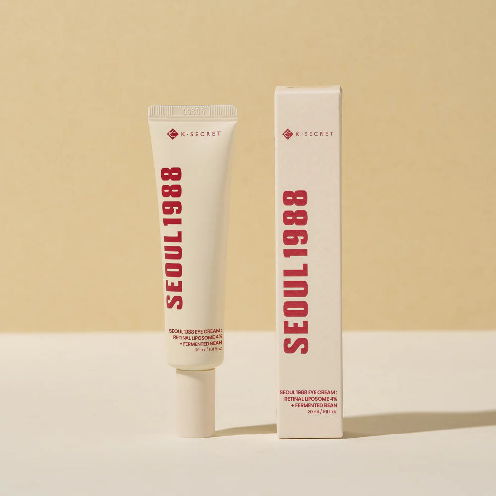 SEOUL 1988 Eye Cream : Retinal Liposome 4% + Fermented Bean K-SECRET, 30ml