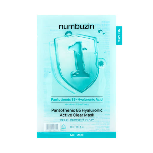 NUMBUZIN – No.1 Pantothenic B5 Hyaluronic Active Clear Face Mask
