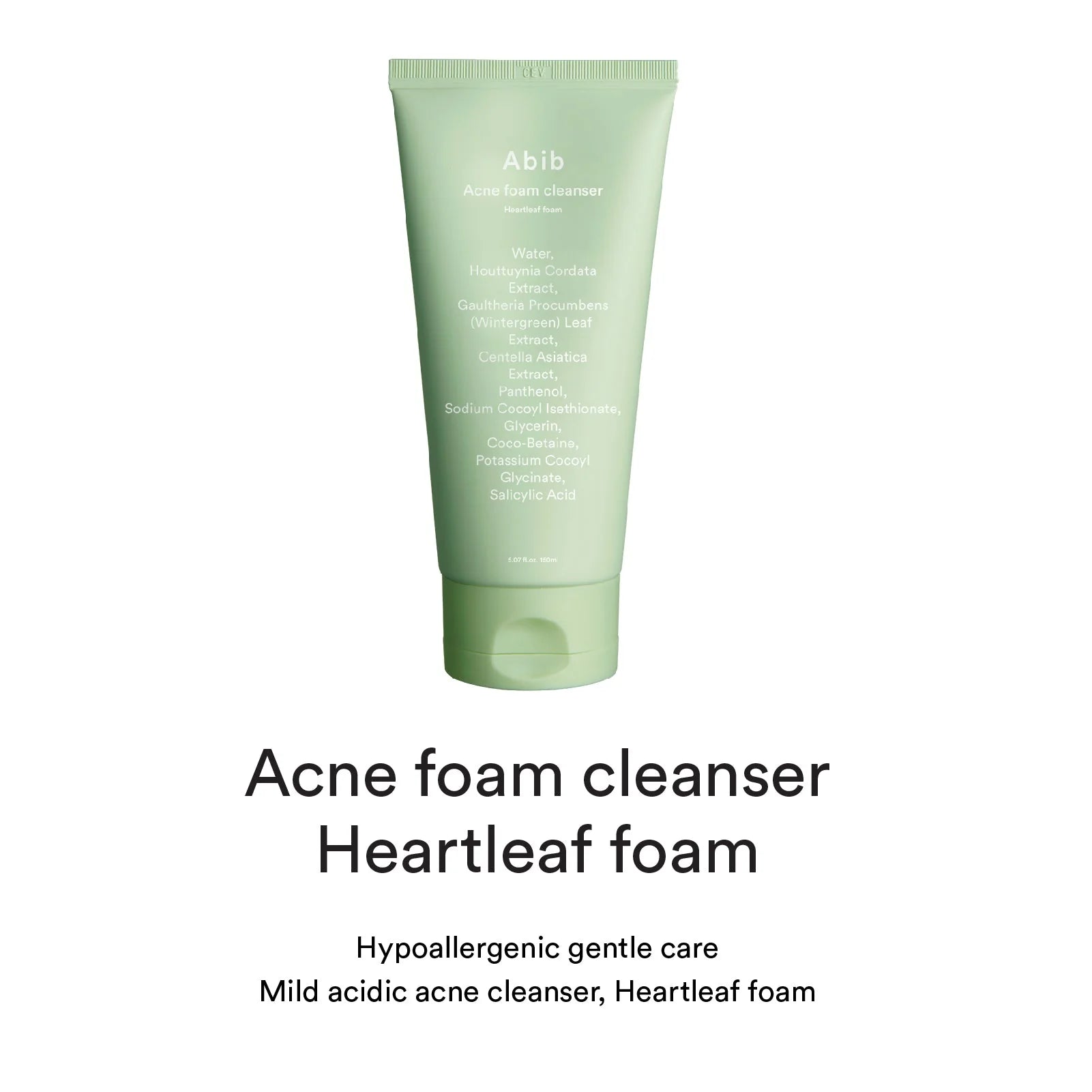 Acne Foam Cleanser Heartleaf Foam Abib, 150ml