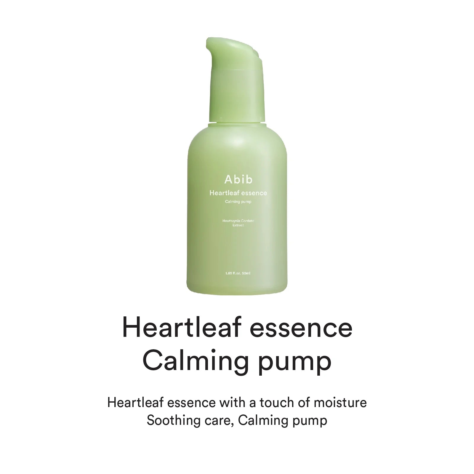 Heartleaf Essence Calming Pump abib, 50ml