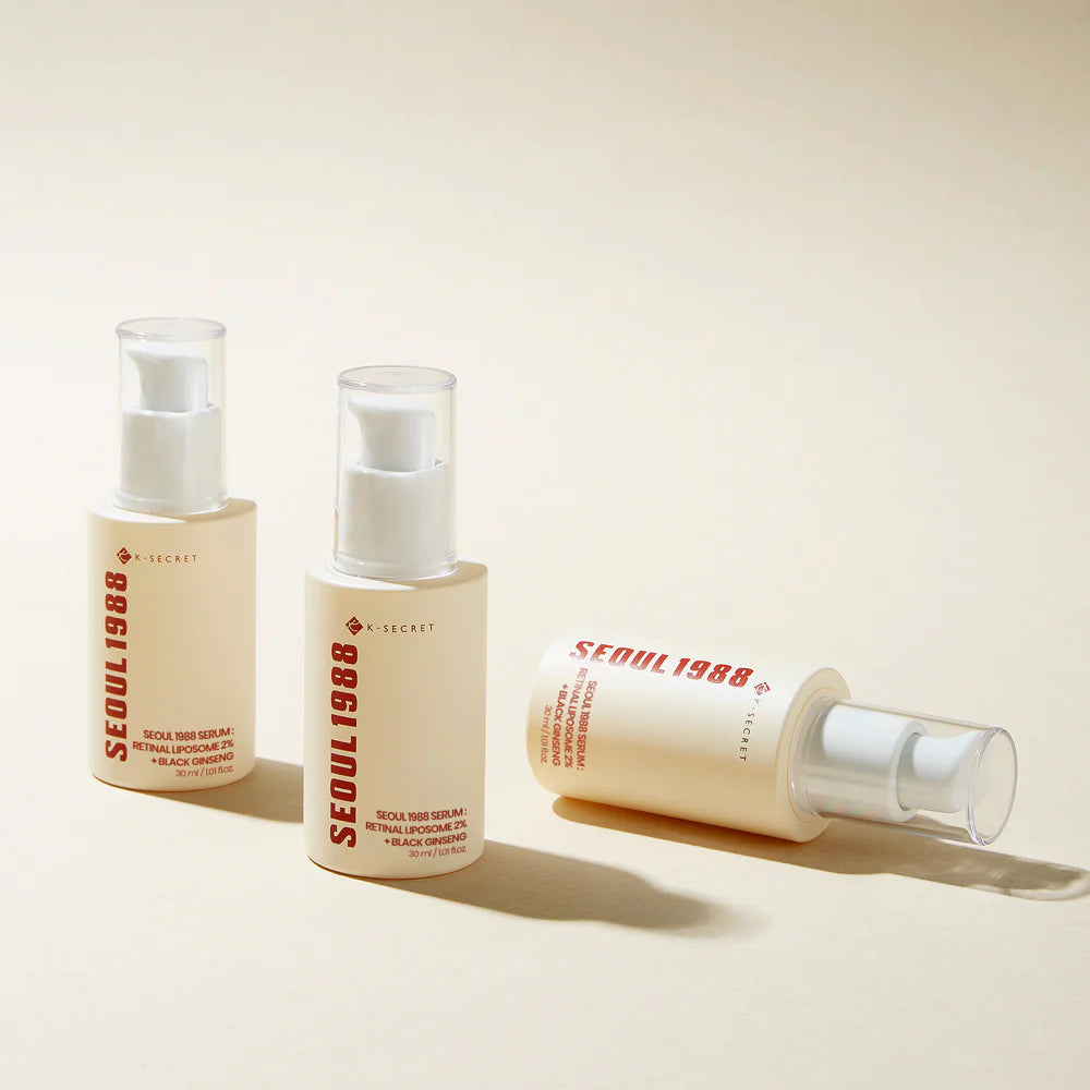SEOUL 1988 Serum : Retinal Liposome 2% + Black Ginseng K-SECRET, 30ml
