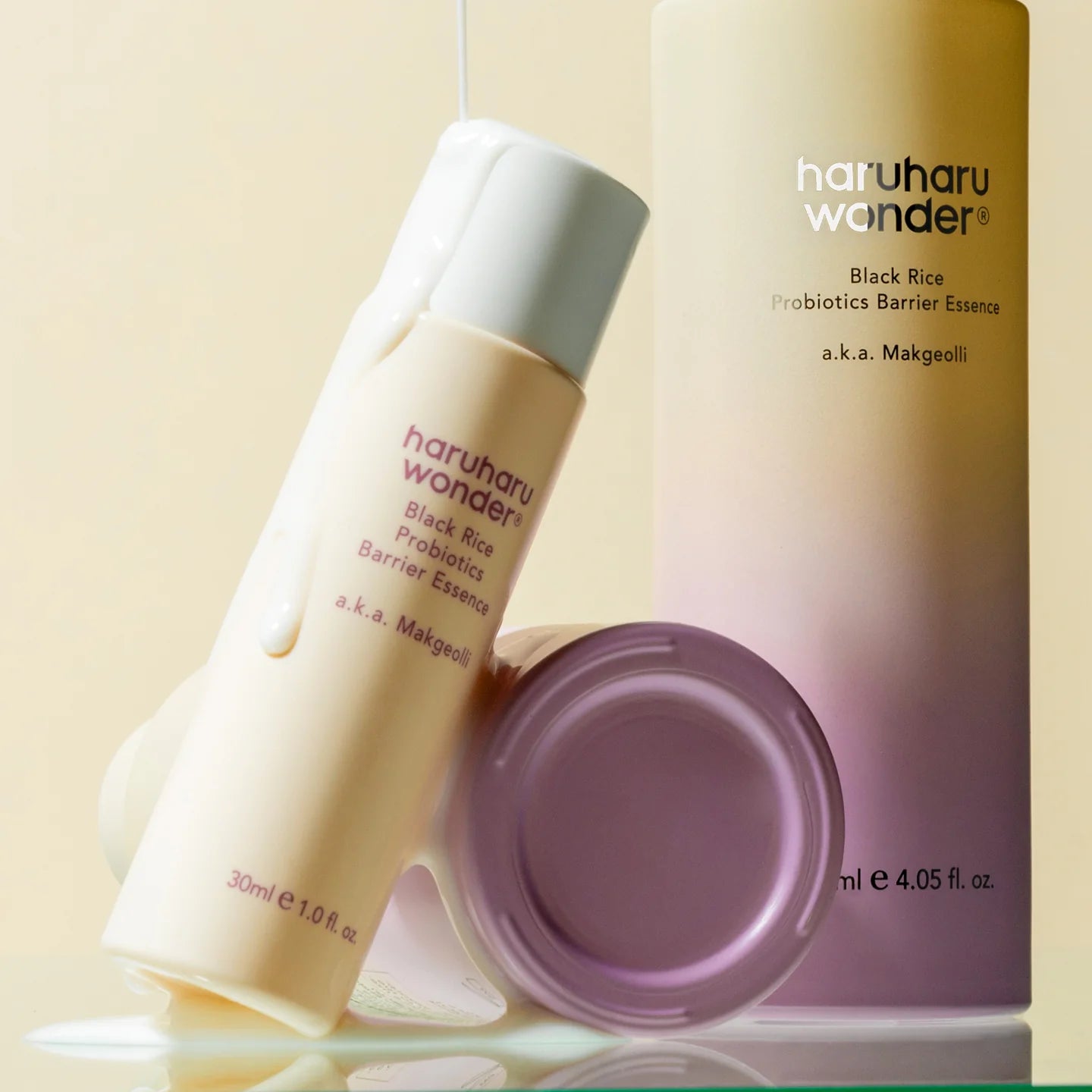 Black Rice Probiotics Barrier Essence  HaruHaru Wonder, 120ml