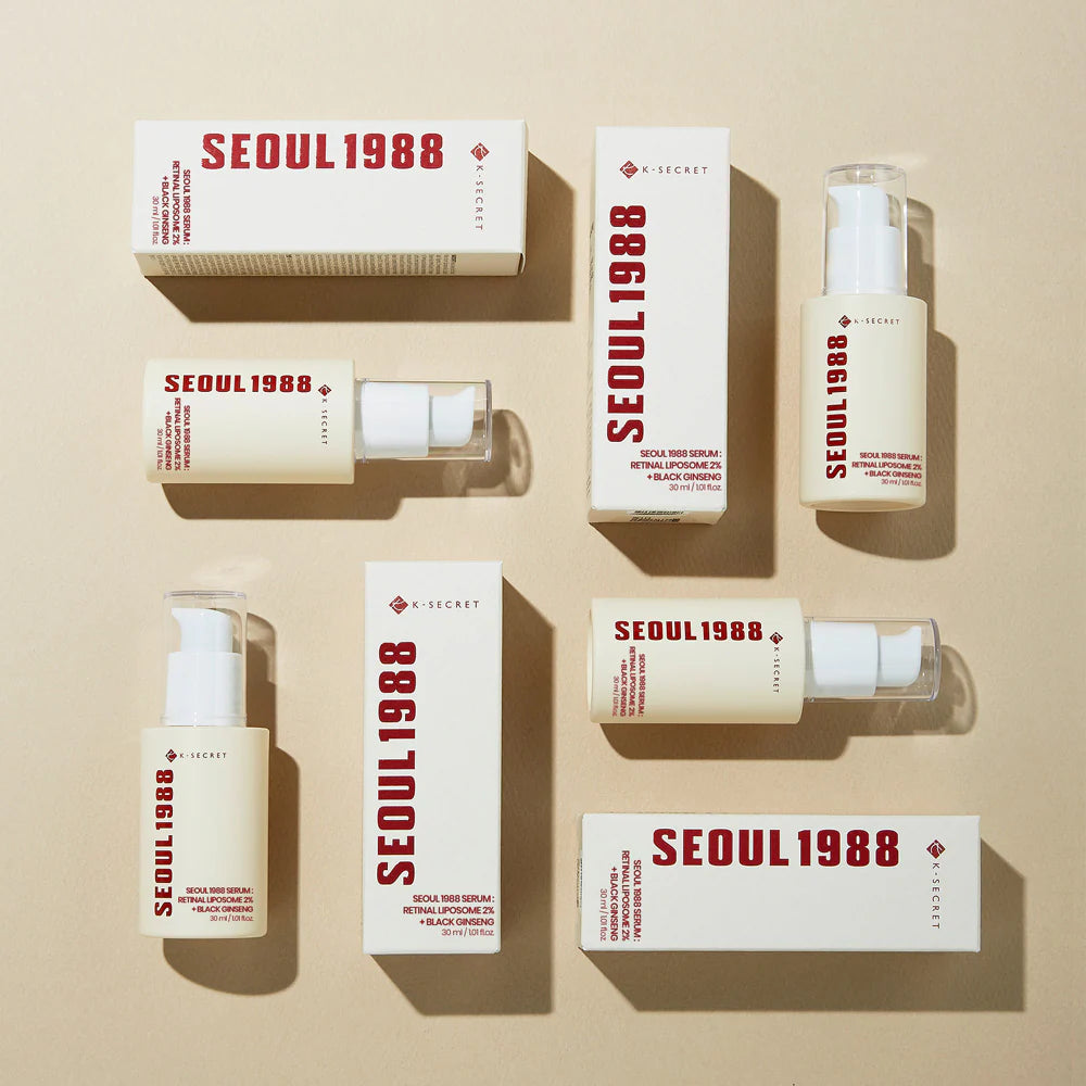 SEOUL 1988 Serum : Retinal Liposome 2% + Black Ginseng K-SECRET, 30ml