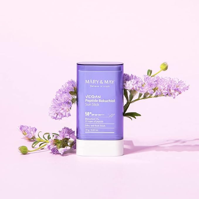 Mary & May Vegan Peptide Bakuchiol Sun Stick SPF50+ PA++++ – 18 g
