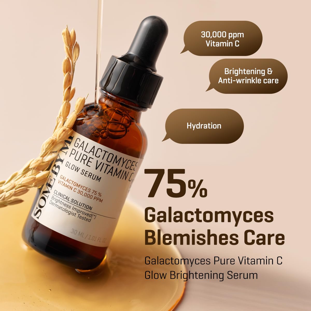 Galactomyces Pure Vitamin C Glow Serum SOMEBYMI, 30ml