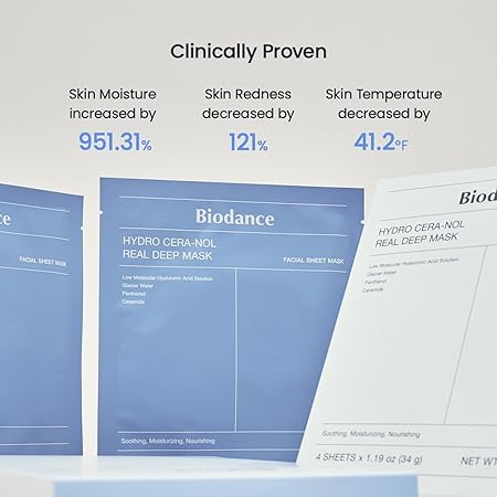 Hydro Cera-Nol Real Deep Mask Biodance, 34g 1pc