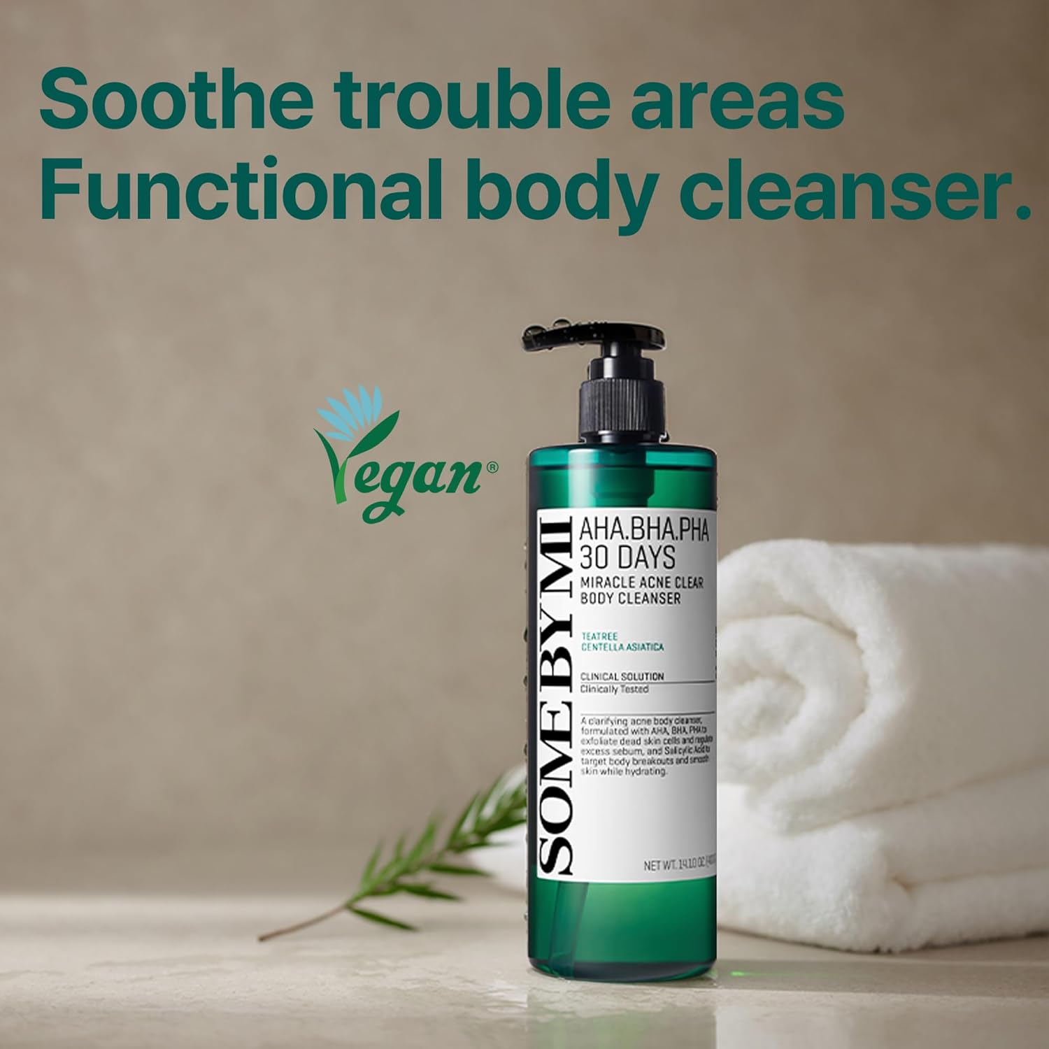 AHA-BHA-PHA 30 days Miracle Acne Body Cleanser SOMEBYMI, 400ml