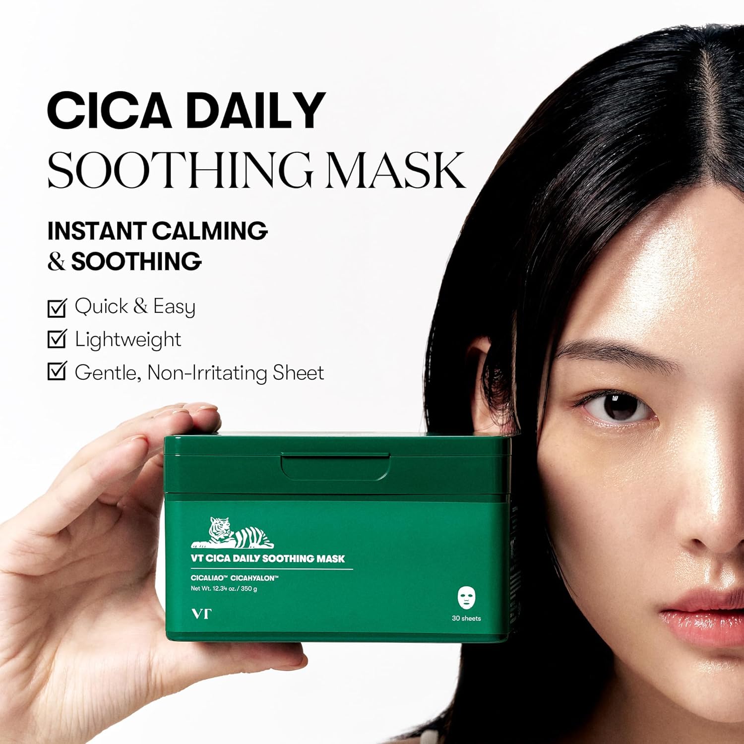 CICA Daily Soothing Mask VT Cosmetics, 30pcs/350g