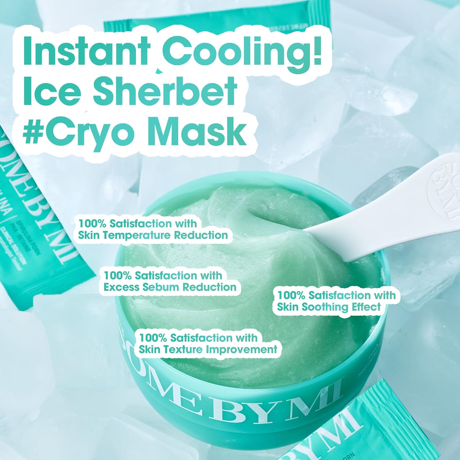 Spirulina PDRN Soothing Sherbet Mask SOMEBYMI, (10ea x 1g)