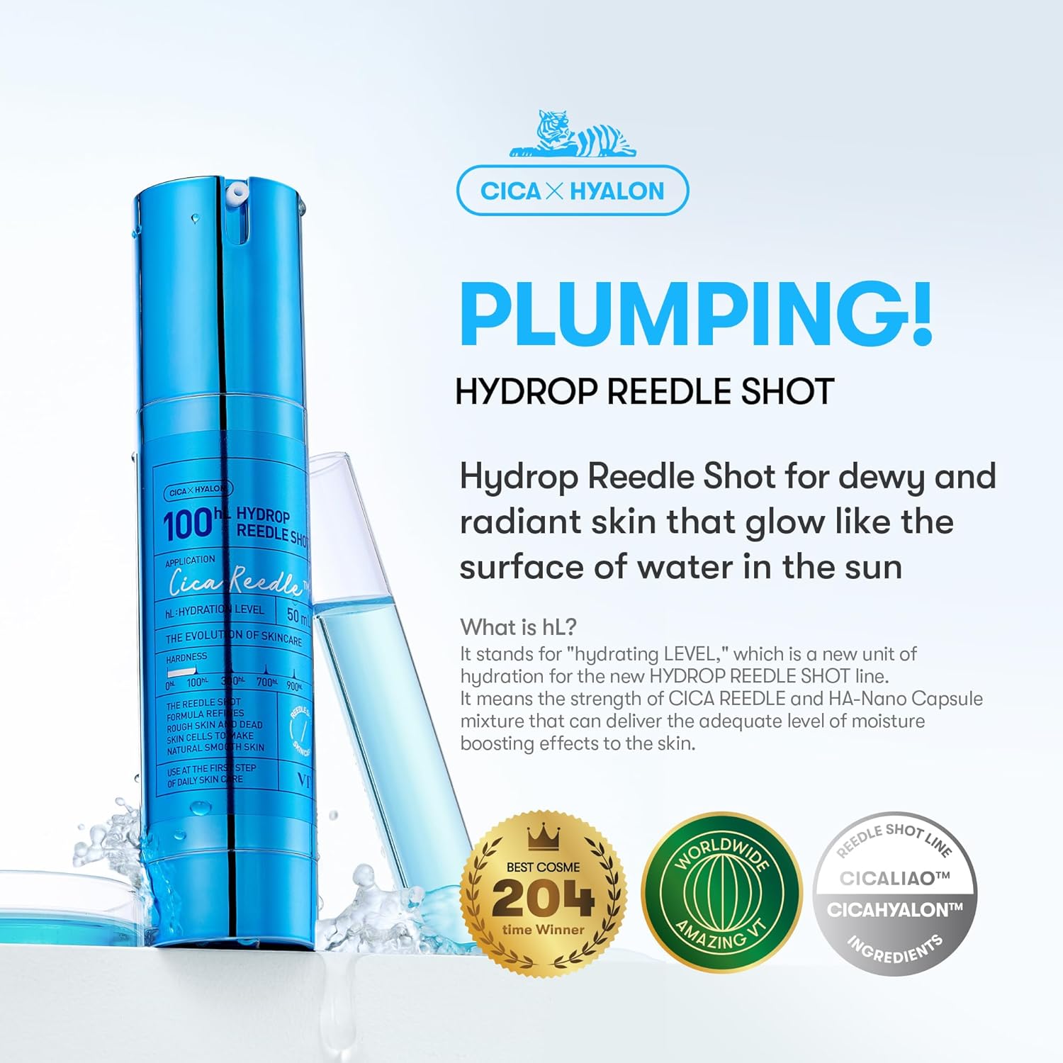 Hydrop Reedle Shot 100hL VT Cosmetics, 50ml