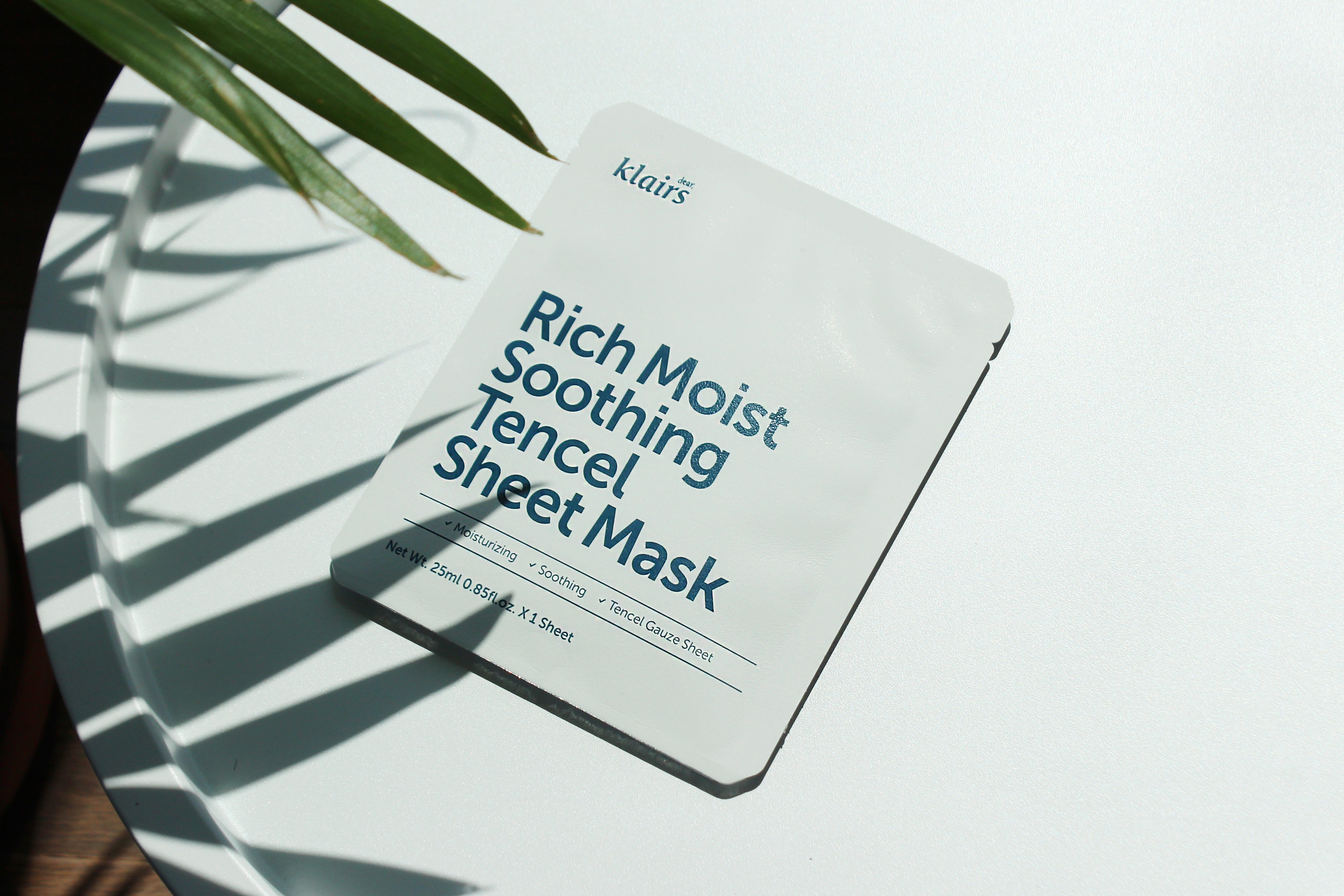 Dear Klairs Rich Moist Soothing Tencel Sheet Mask, 25 ml