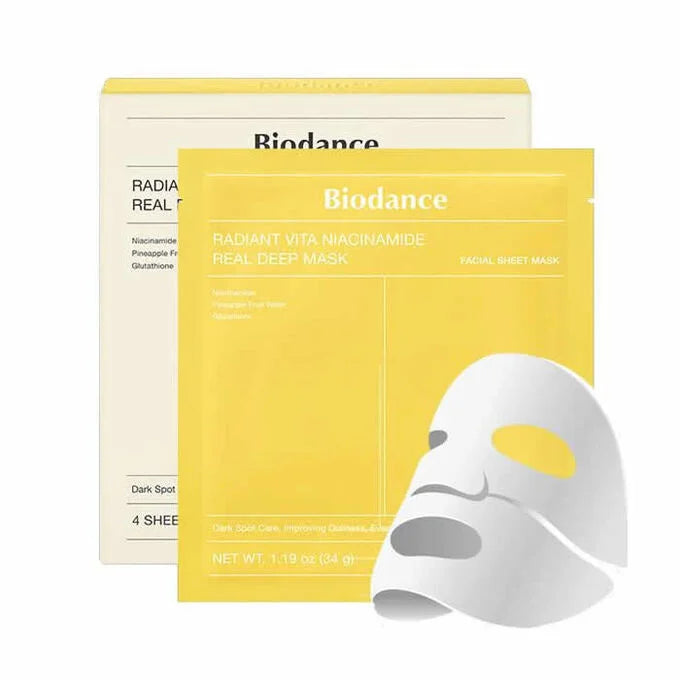 Biodance – Radiant Vita Niacinamide Real Deep Mask 1pc