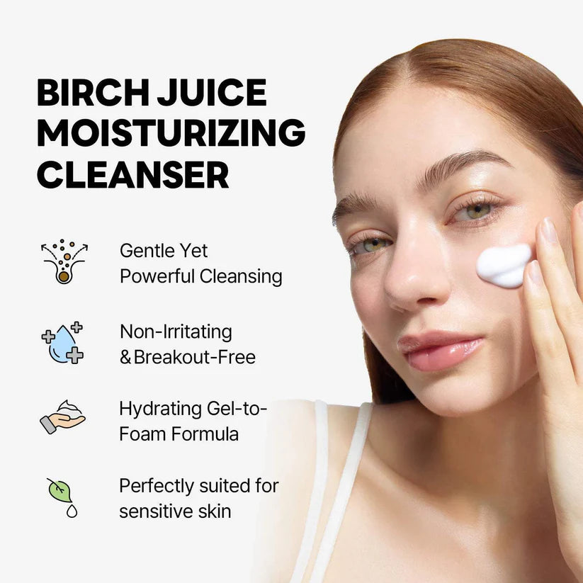Birch Moisturizing Cleanser Round Lab , 150 ml