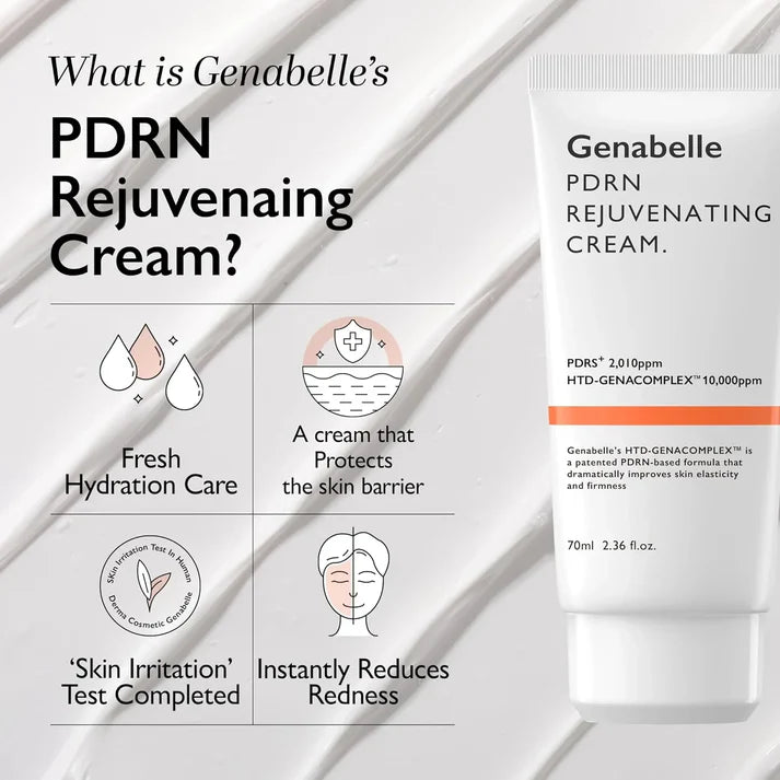 Genabelle  PDRN Rejuvenating Cream Moisturizer, 70 ml