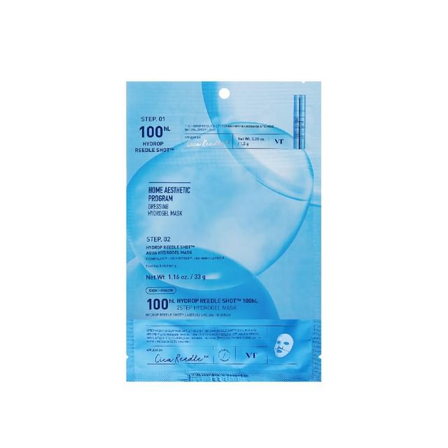 Hydrop Reedle Shot 100hL 2-Step Hydrogel  Mask  VT Cosmetics, 1pc/38g