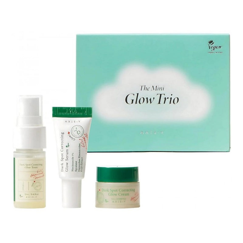 AXIS-Y The Mini Glow Trio Toner 12 ml + Serum 5 ml + Cream 5 ml
