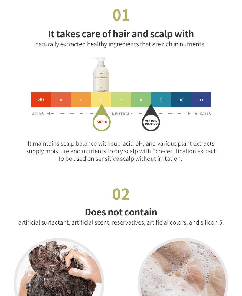 TripleX3 Natural Shampoo LADOR, 150ml