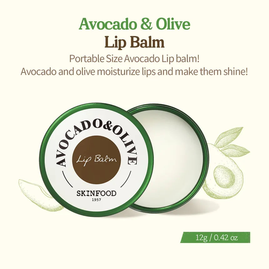 Avocado & Olive Lip Balm SKINFOOD, 12g