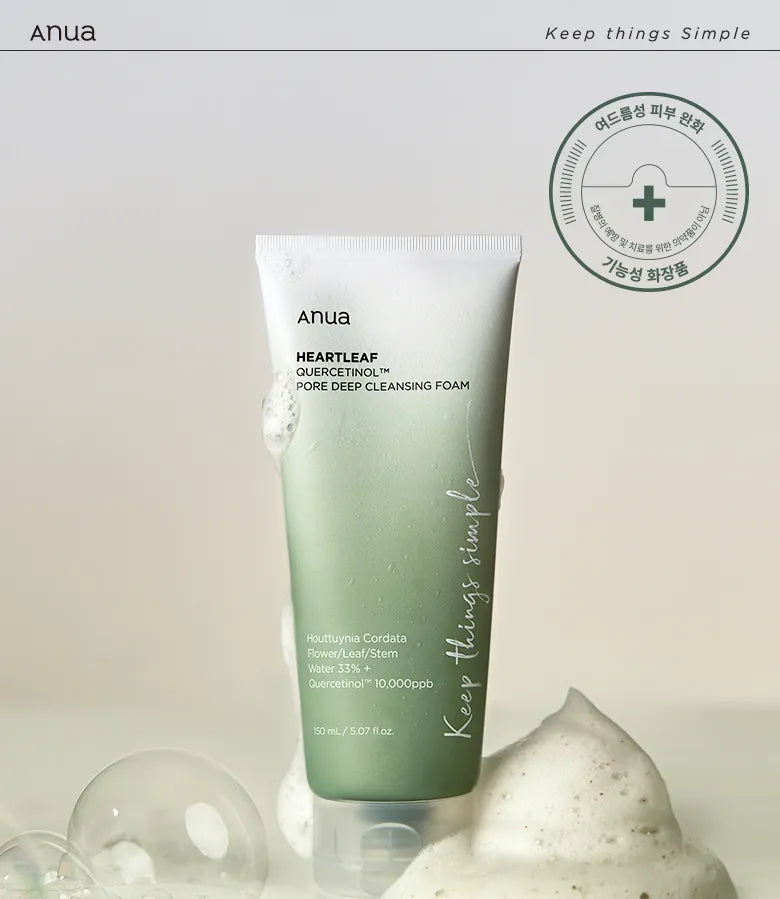 Anua - Heartleaf Quercetinol Pore Deep Cleansing Foam Mini 25ml