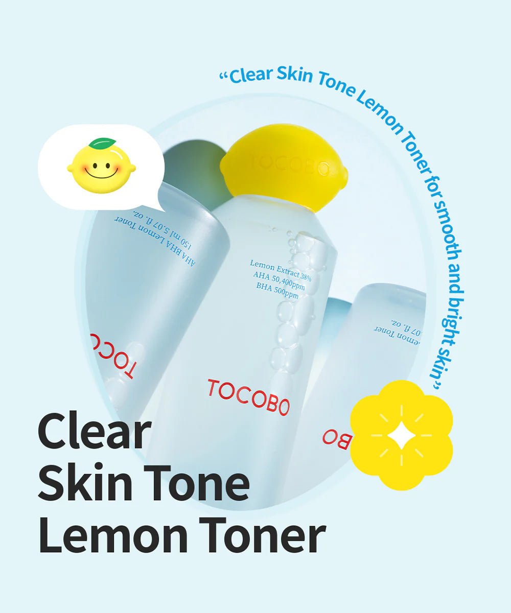 AHA BHA Lemon Toner TOCOBO, 150 ml