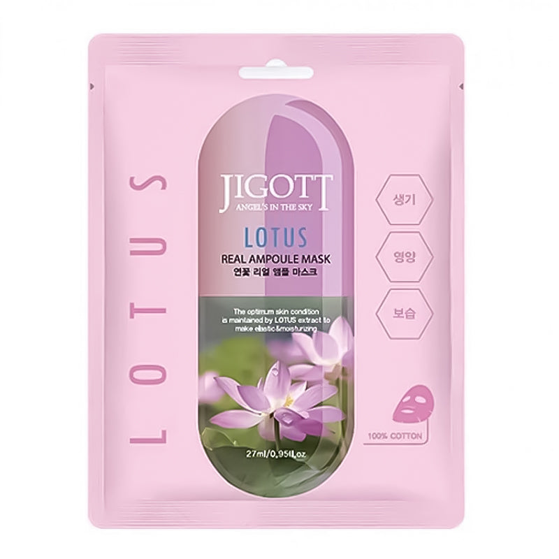 JIGOTT LOTUS Real Ampoule Mask 27 ml