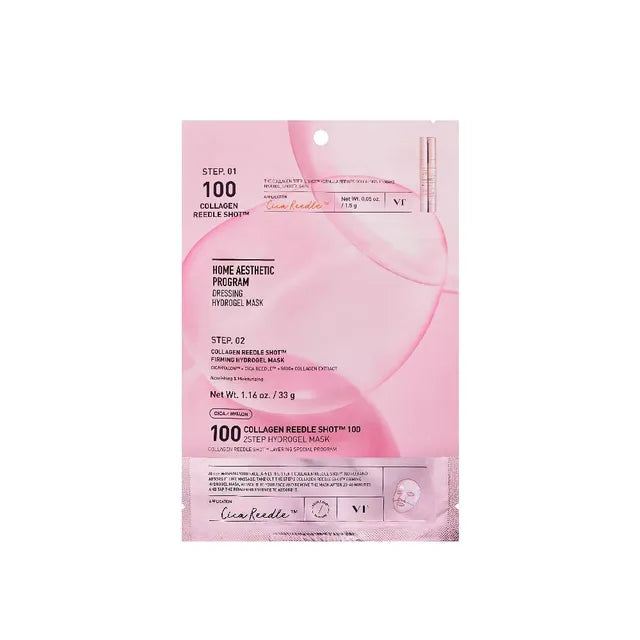 Collagen Reedle Shot 100 2-Step Hydrogel Mask, VT Cosmetics