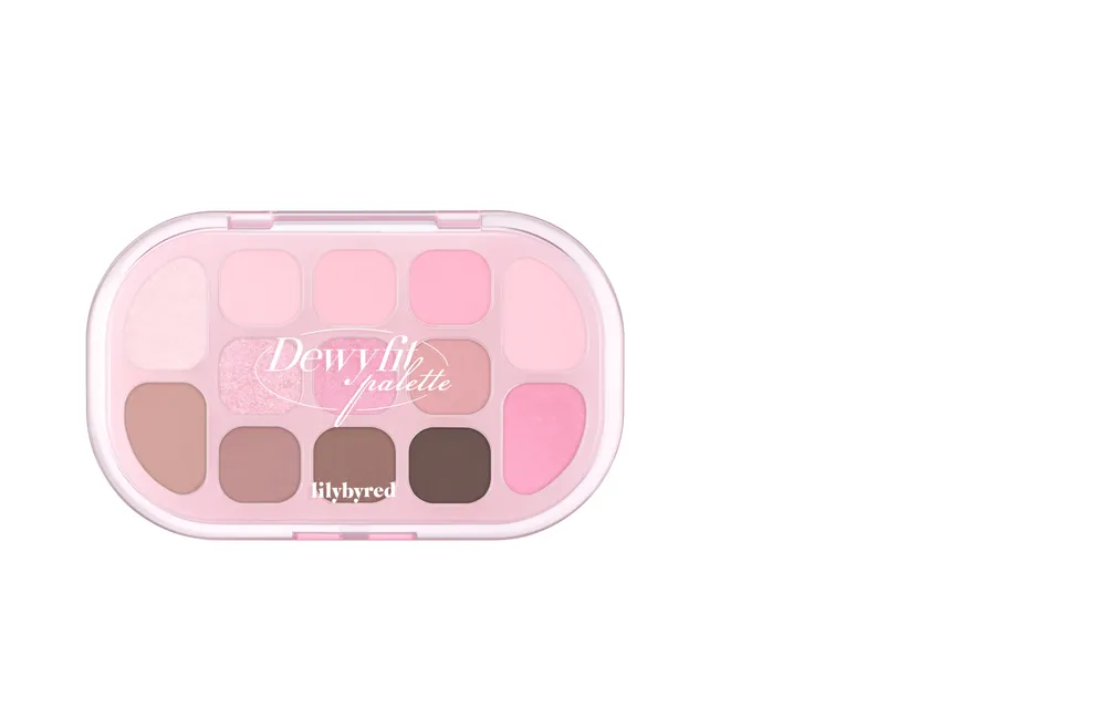 lilybyred - Dewy Fit Palette 02 #PINK MILK TEA