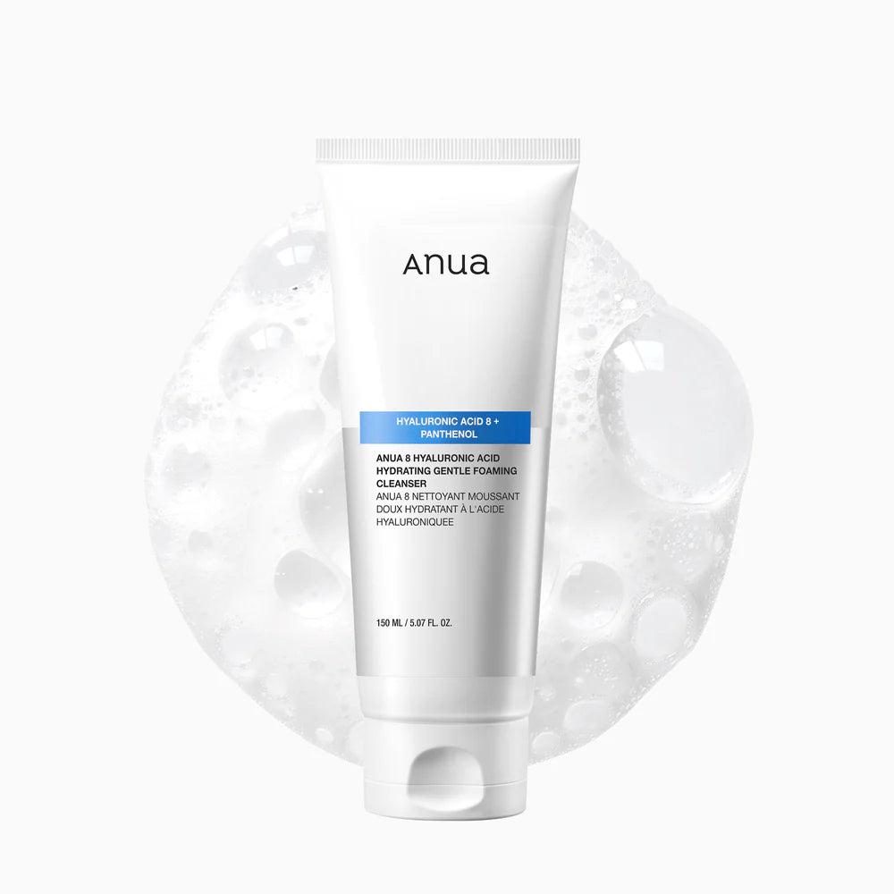 8 Hyaluronic Acid Hydrating Gentle Foaming Cleanser ANUA, 150 ml