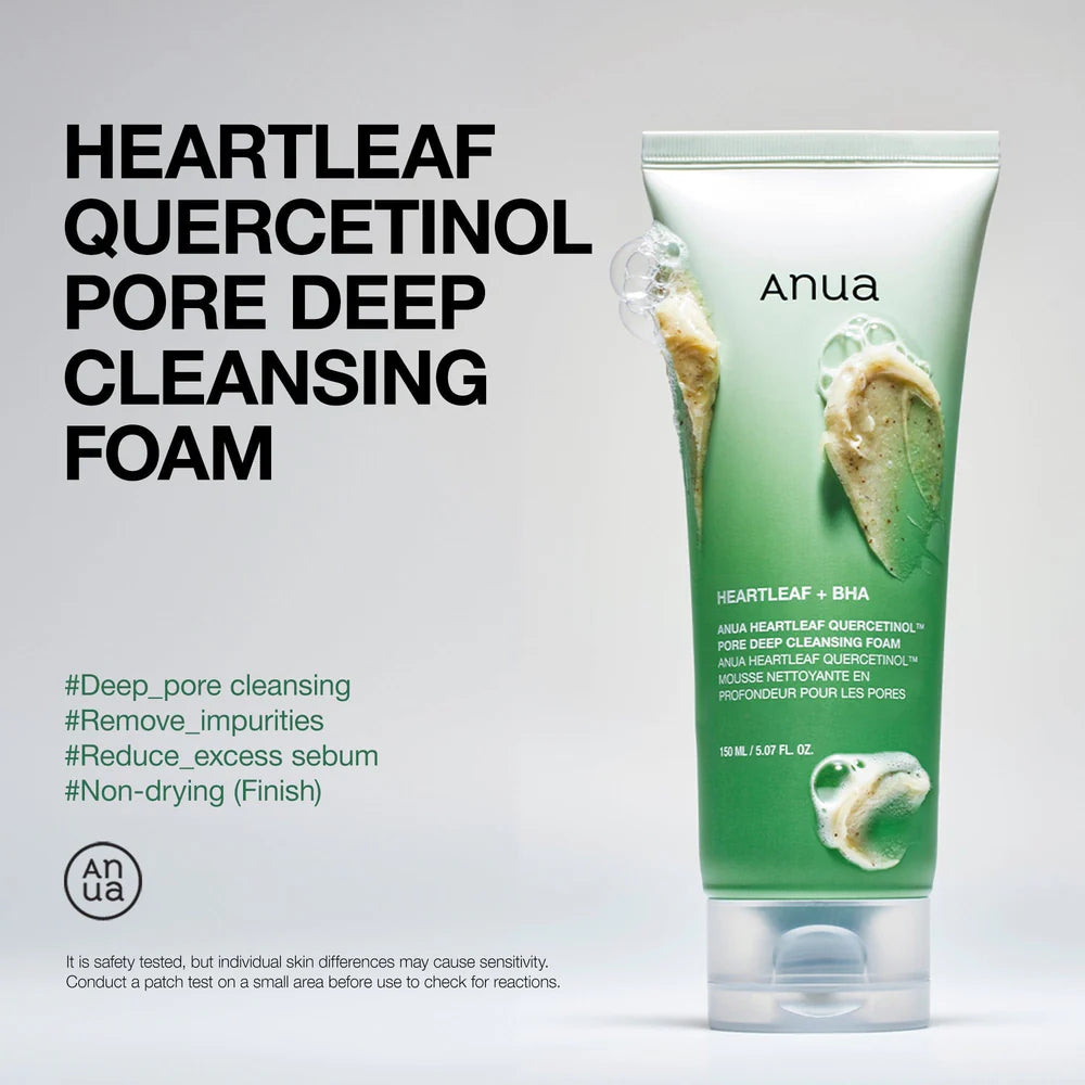 Heartleaf Quercetinol Pore Deep Cleansing Foam ANUA, 150 ml