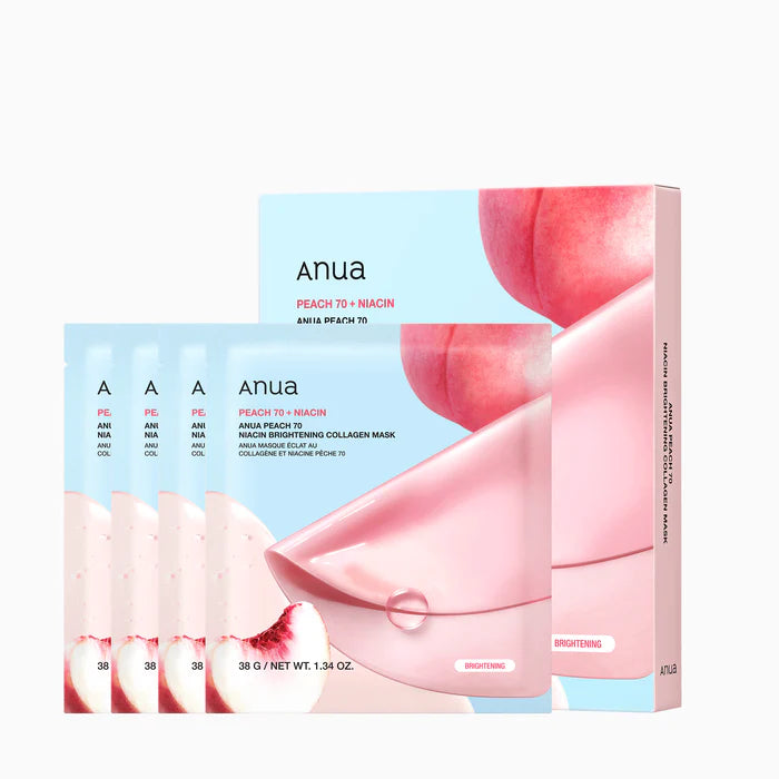Anua Peach 70 Niacin Brightening Collagen Mask 1pc