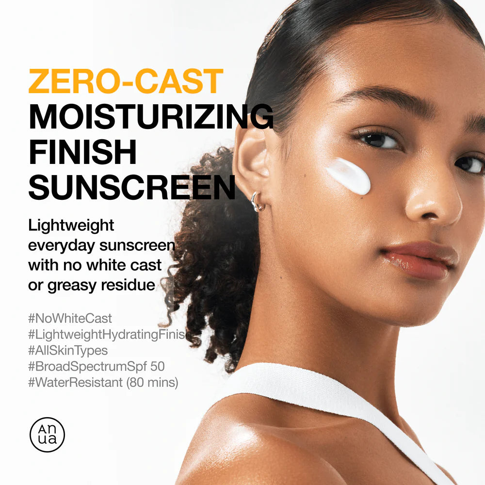 Zero-cast Moisturizing Finish Sunscreen Anua, 50ml