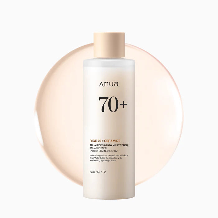 Rice 70 Glow Milky Toner ANUA, 250 ml