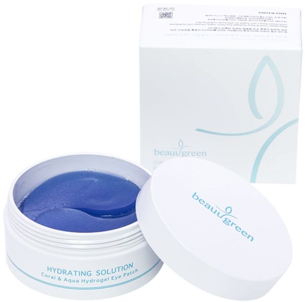 BeauuGreen Coral Aqua Hydrogel Eye Patch – 60 pcs