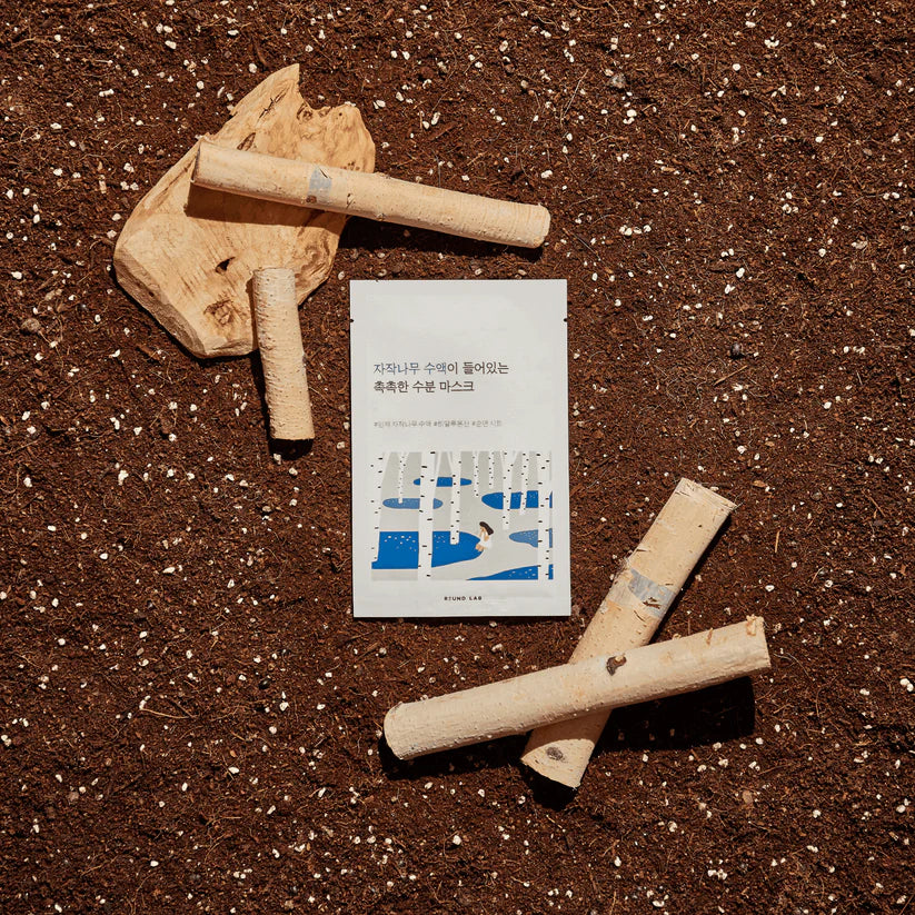 Birch Moisturizing Sheet Mask Round Lab, 25ml