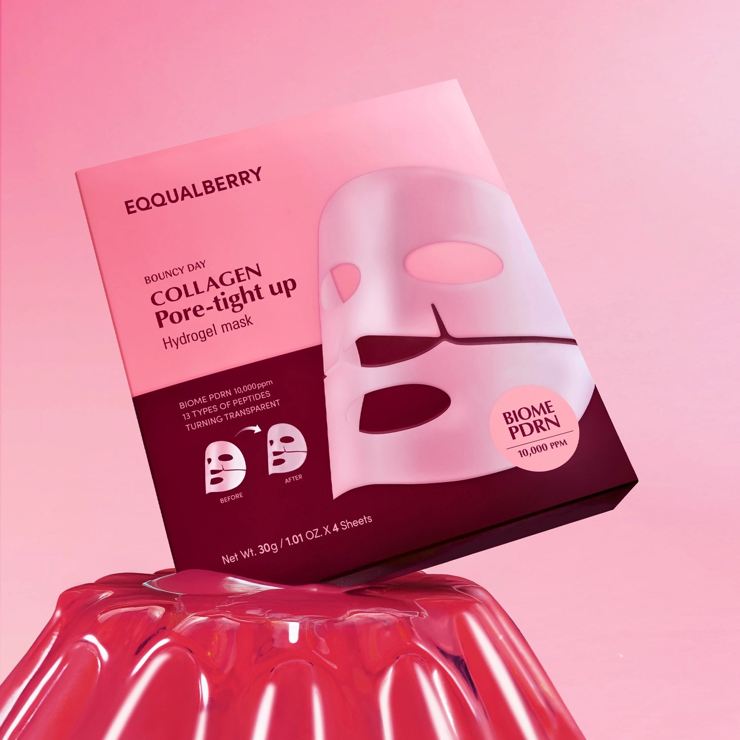 EQQUALBERRY – Collagen Pore Tight Up Hydrogel Mask