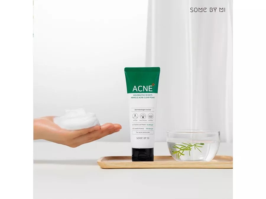 AHA BHA PHA 30 Days Miracle Acne Clear Foam Some By Mi , 100ml