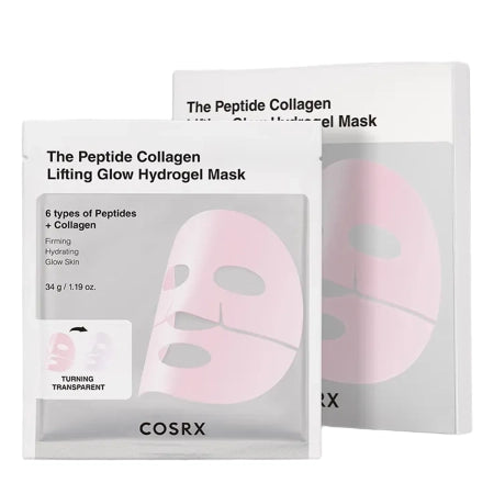 COSRX - Peptide Collagen Glow Hydrogel Mask - 34g (1pc)