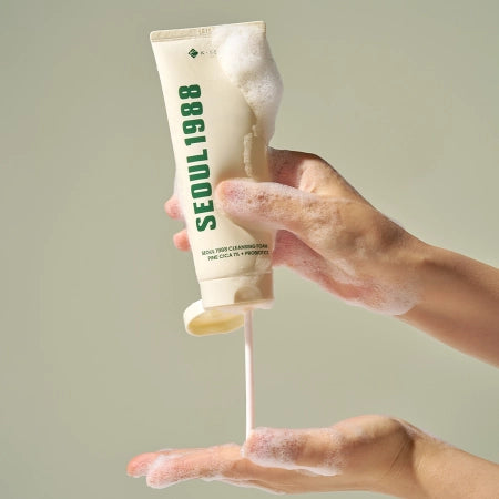 K-SECRET - SEOUL 1988 Cleansing Foam : Pine Cica 1% + Probiotics - Cleansing Facial Foam - 150ml