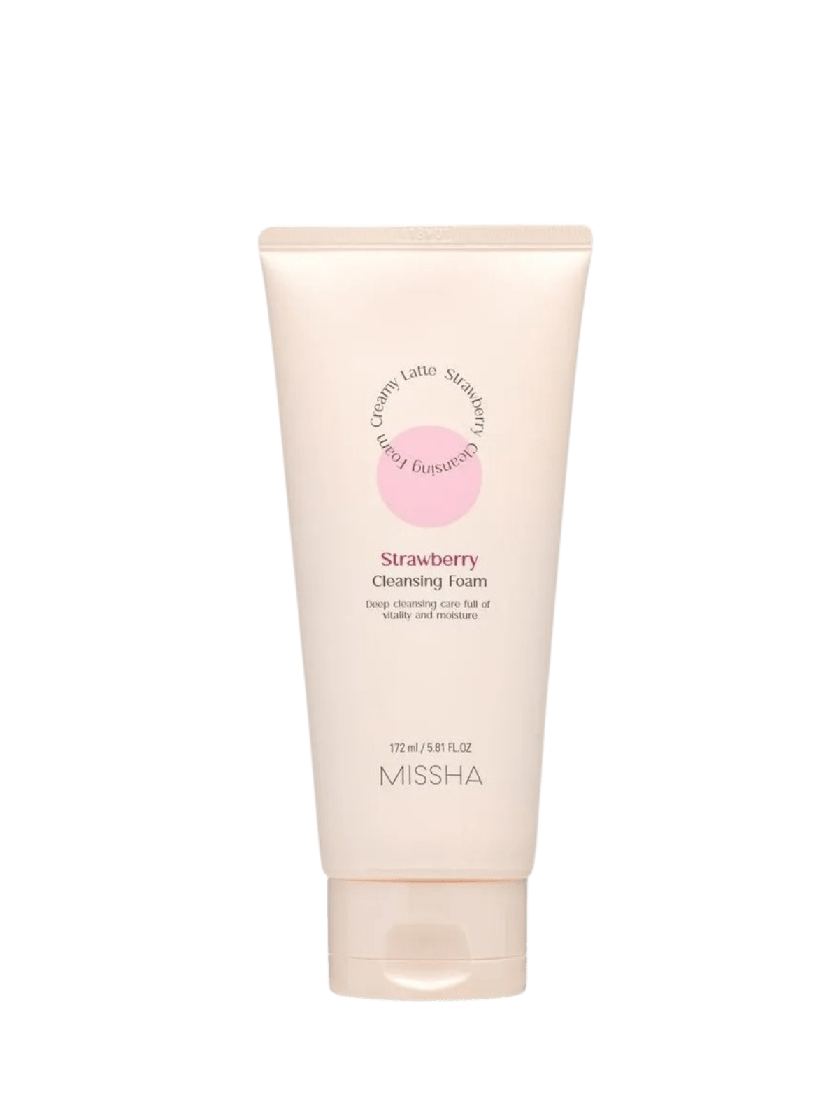 MISSHA Creamy Latte Cleansing Foam Strawberry 172ml