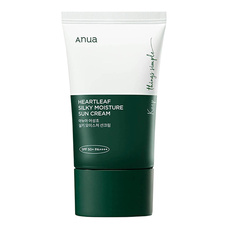 ANUA Heartleaf Silky Moisture Sun Cream SPF50+ PA++++ 50 ml