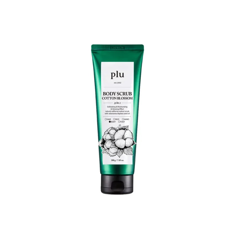 plu – Original Body Scrub Cotton Blossom, 200g