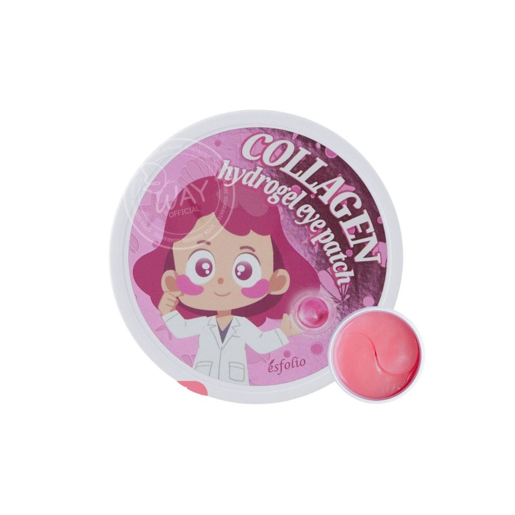 Collagen Hydrogel Eye Patch Esfolio, 60 Sheets