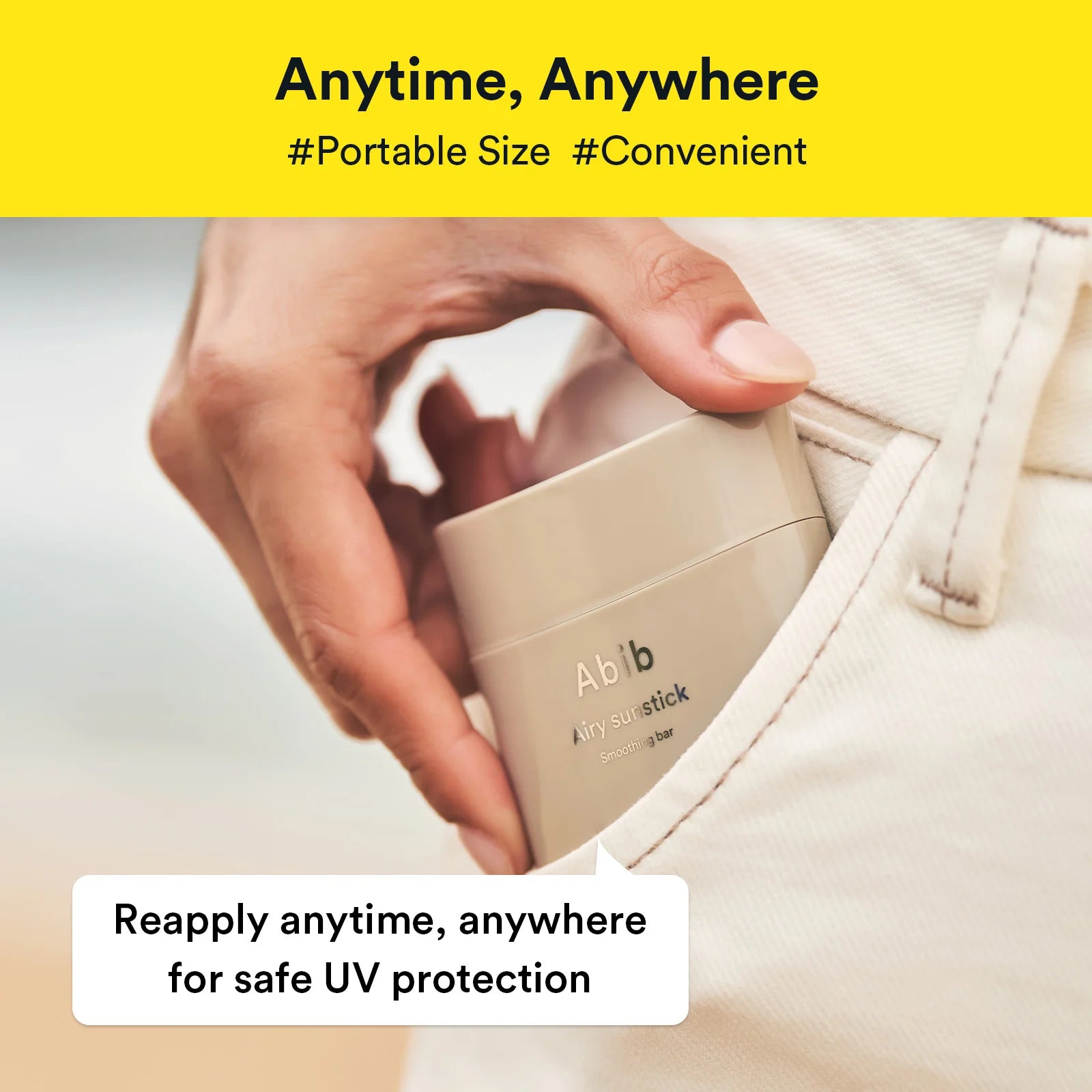 Airy Sunstick Smoothing Bar Abib, 23g